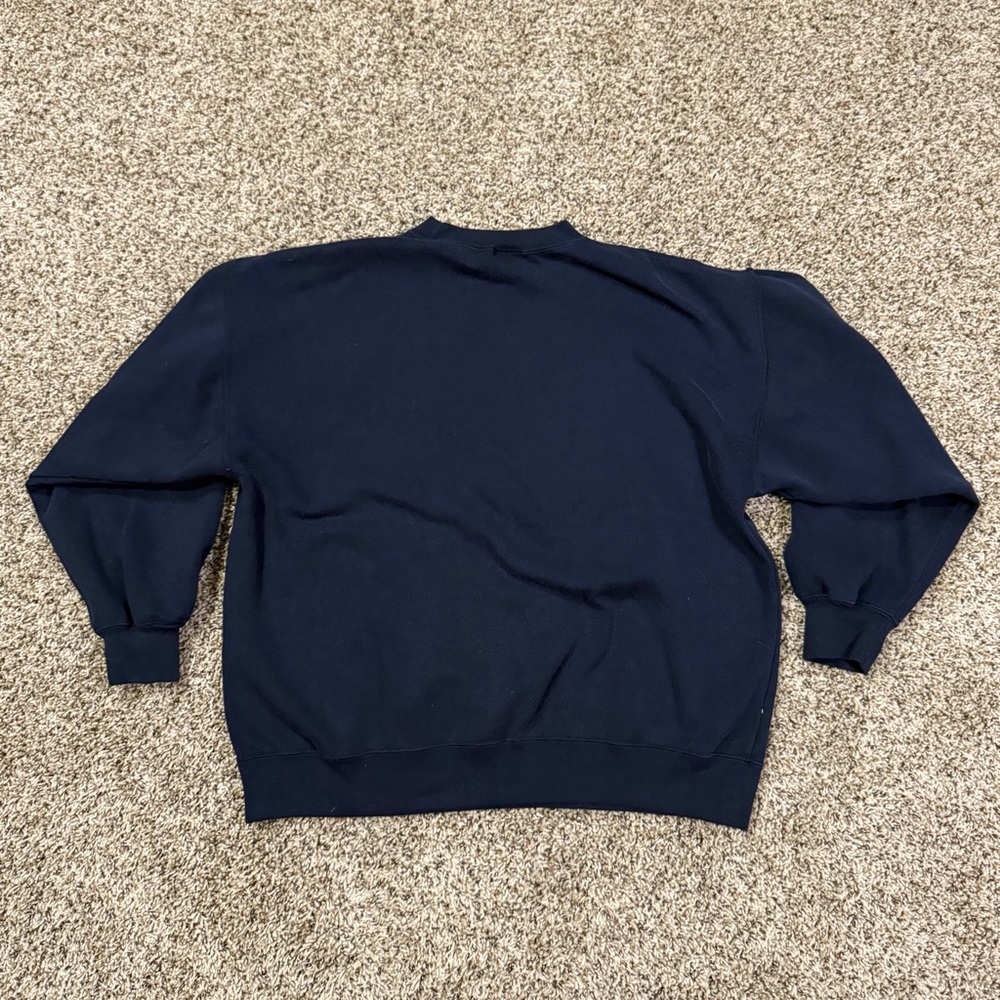 Vintage Oxford University Crewneck Sweatshirt Navy Embroidered Campus Store Sz M - Picture 5 of 7